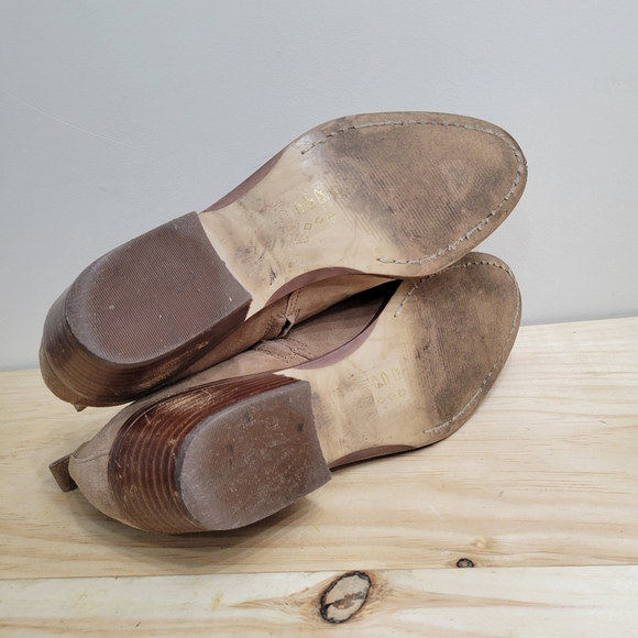 J. Crew suede short booties tan 10 - Picture 3 of 7